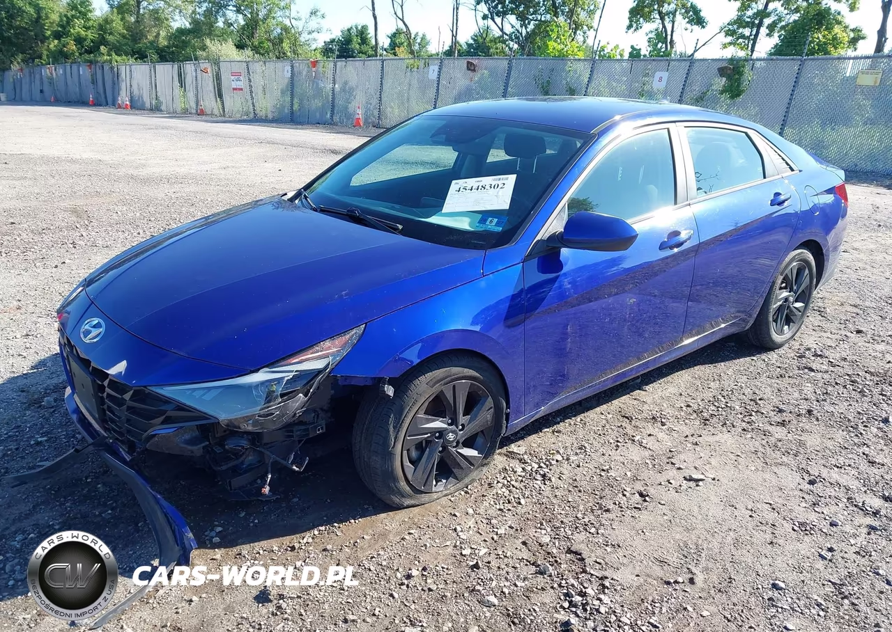 2021 Hyundai Elantra Sel VIN:KMHLS4AG8MU189937 - 2