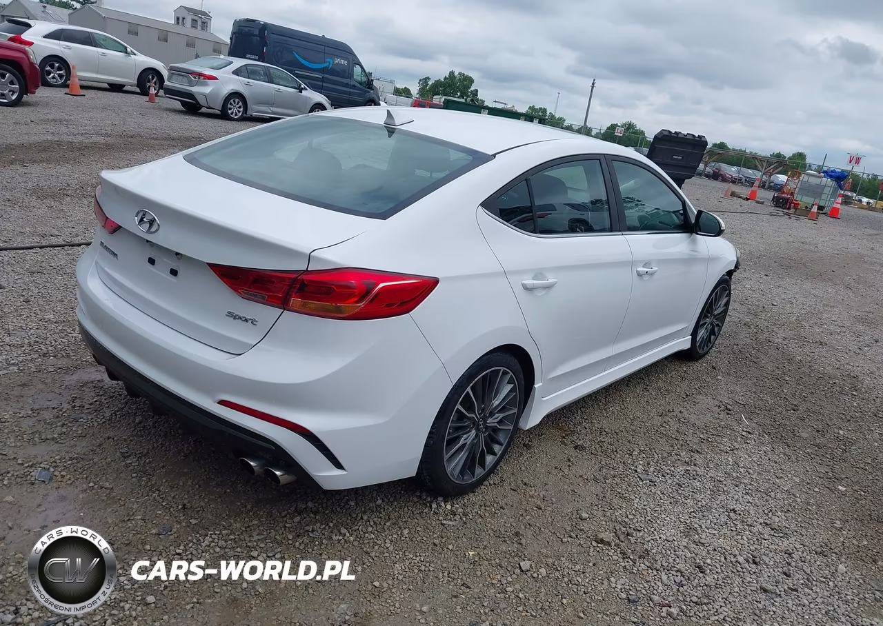 2017 Hyundai Elantra Sport VIN:KMHD04LB8HU325937 - 4