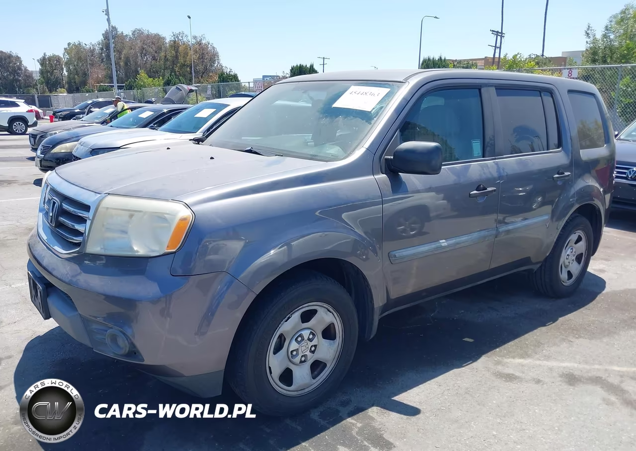 2014 Honda Pilot Lx VIN:5FNYF3H23EB016484 - 2