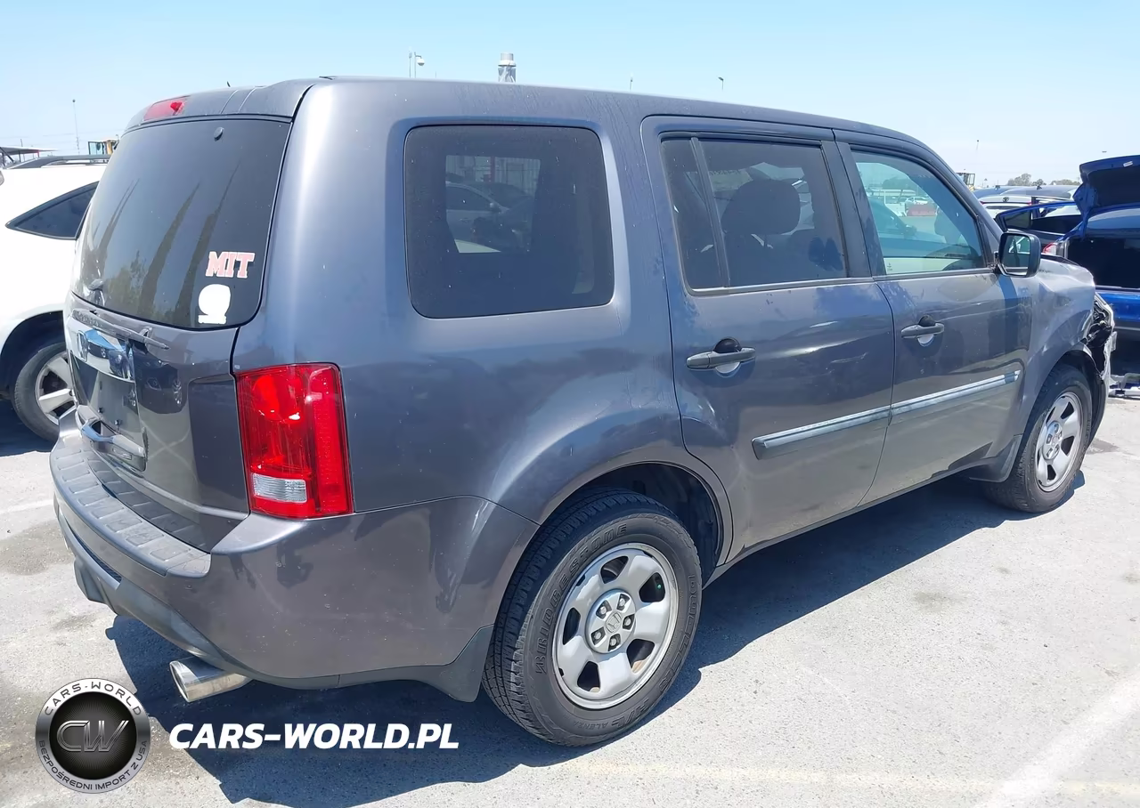 2014 Honda Pilot Lx VIN:5FNYF3H23EB016484 - 4