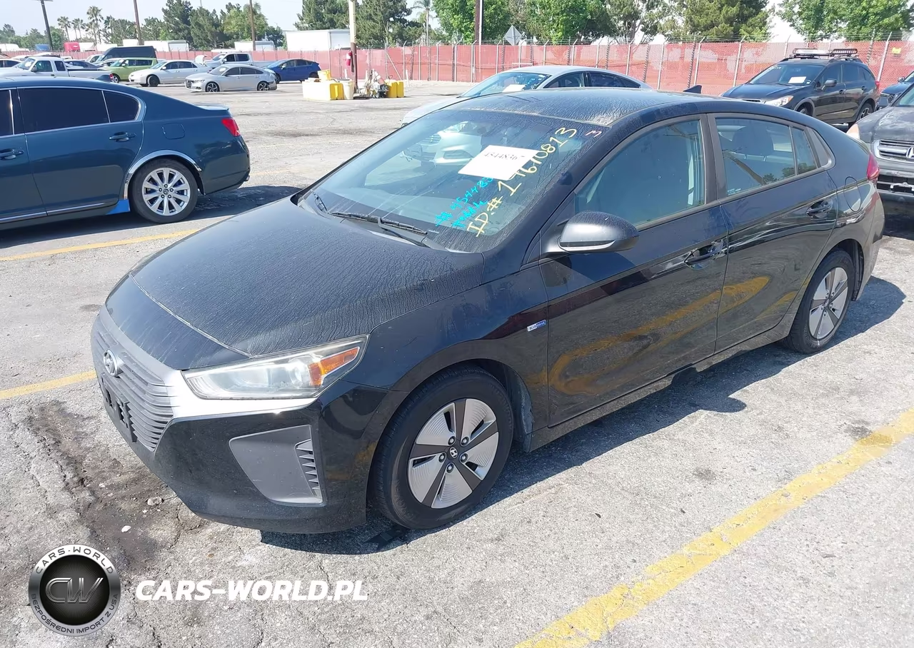 2018 Hyundai Ioniq Hybrid Blue VIN:KMHC65LC7JU095533 - 2