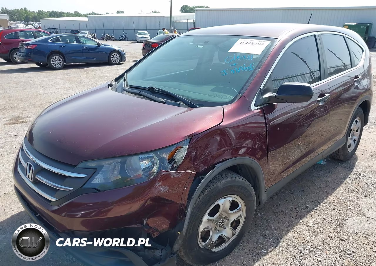 2014 Honda Cr-V Lx VIN:5J6RM3H35EL021888 - 2