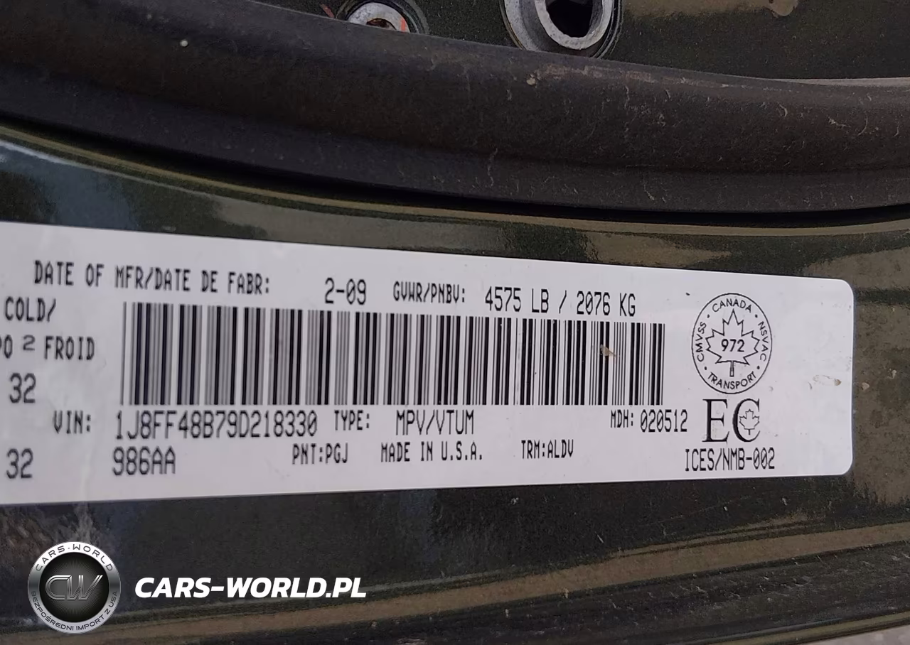 2009 Jeep Patriot Limited VIN:1J8FF48B79D218330 - 9