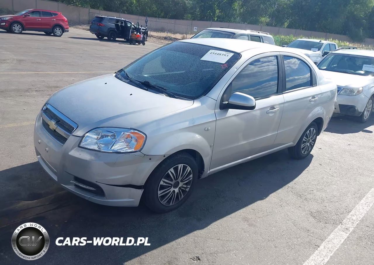 2008 Chevrolet Aveo Ls VIN:KL1TD56678B101246 - 2