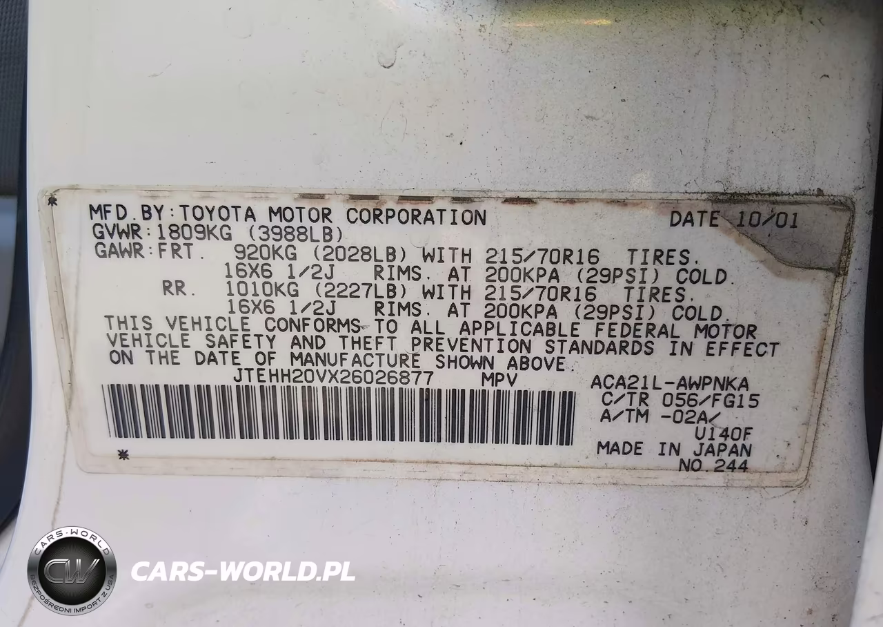 2002 Toyota Rav4 VIN:JTEHH20VX26026877 - 9