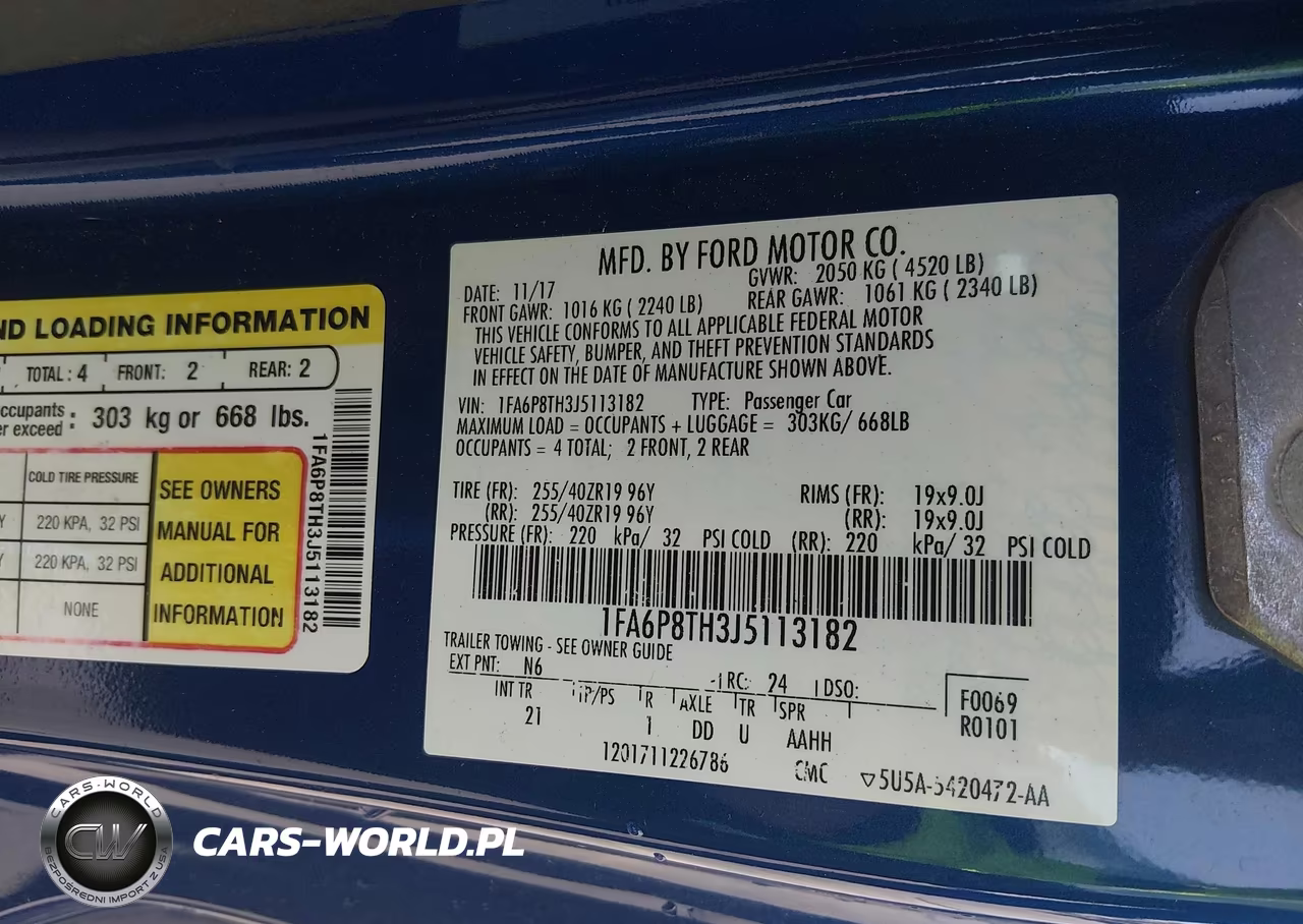 2018 Ford Mustang Ecoboost VIN:1FA6P8TH3J5113182 - 9