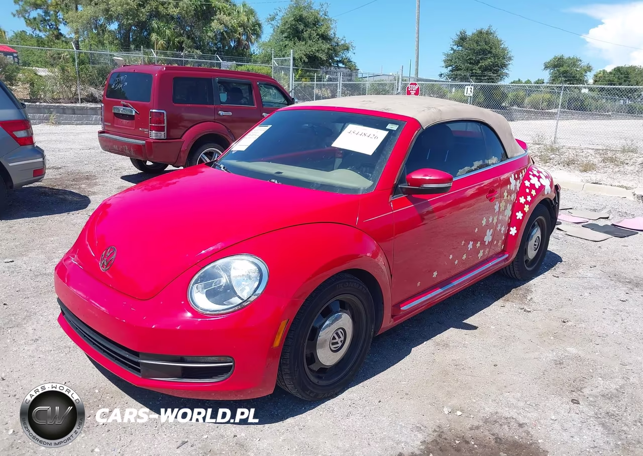 2014 Volkswagen Beetle 2.5L VIN:3VW5X7AT6EM800547 - 2
