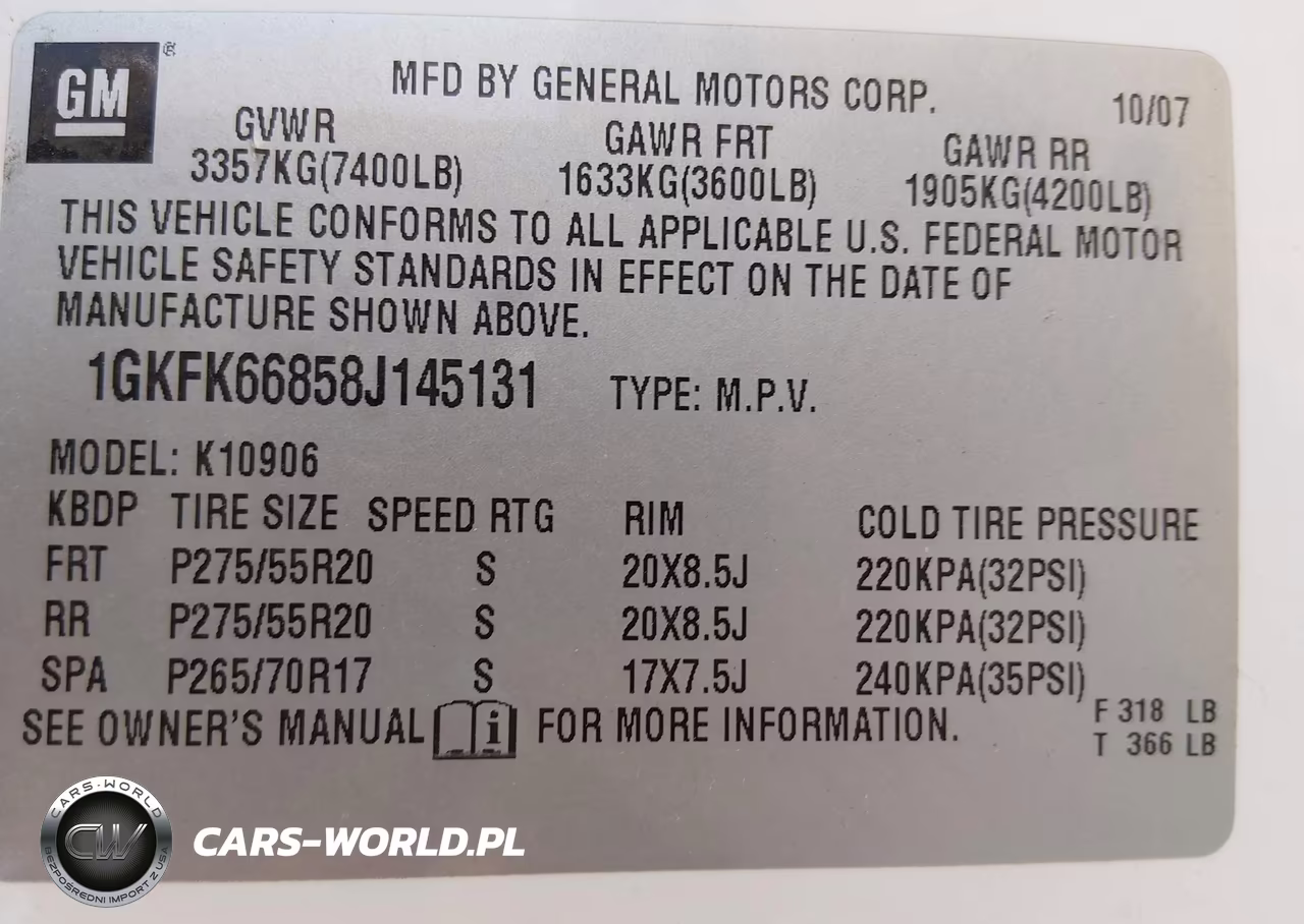 2008 GMC Yukon Xl 1500 Denali VIN:1GKFK66858J145131 - 9