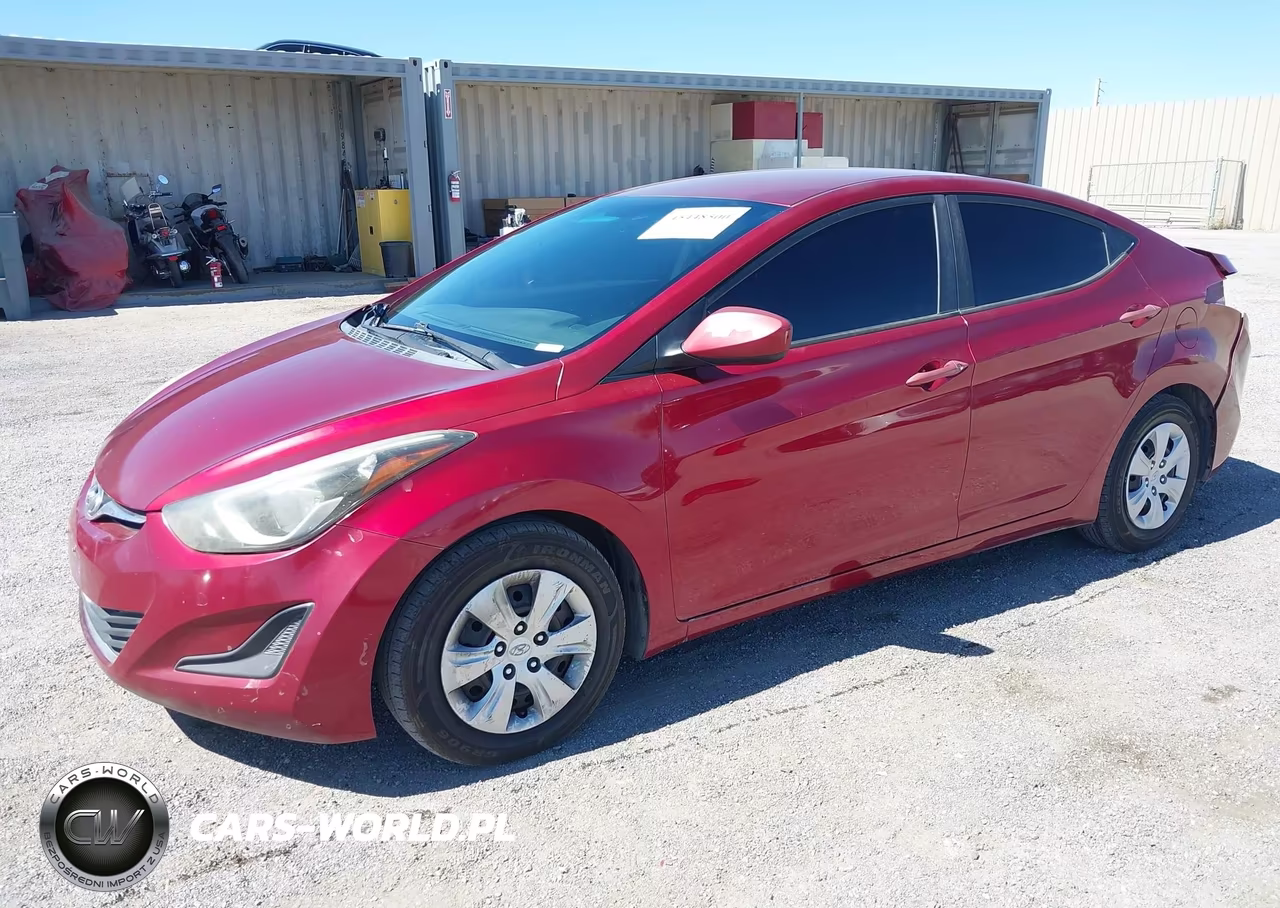 2016 Hyundai Elantra Se VIN:5NPDH4AE2GH709747 - 2
