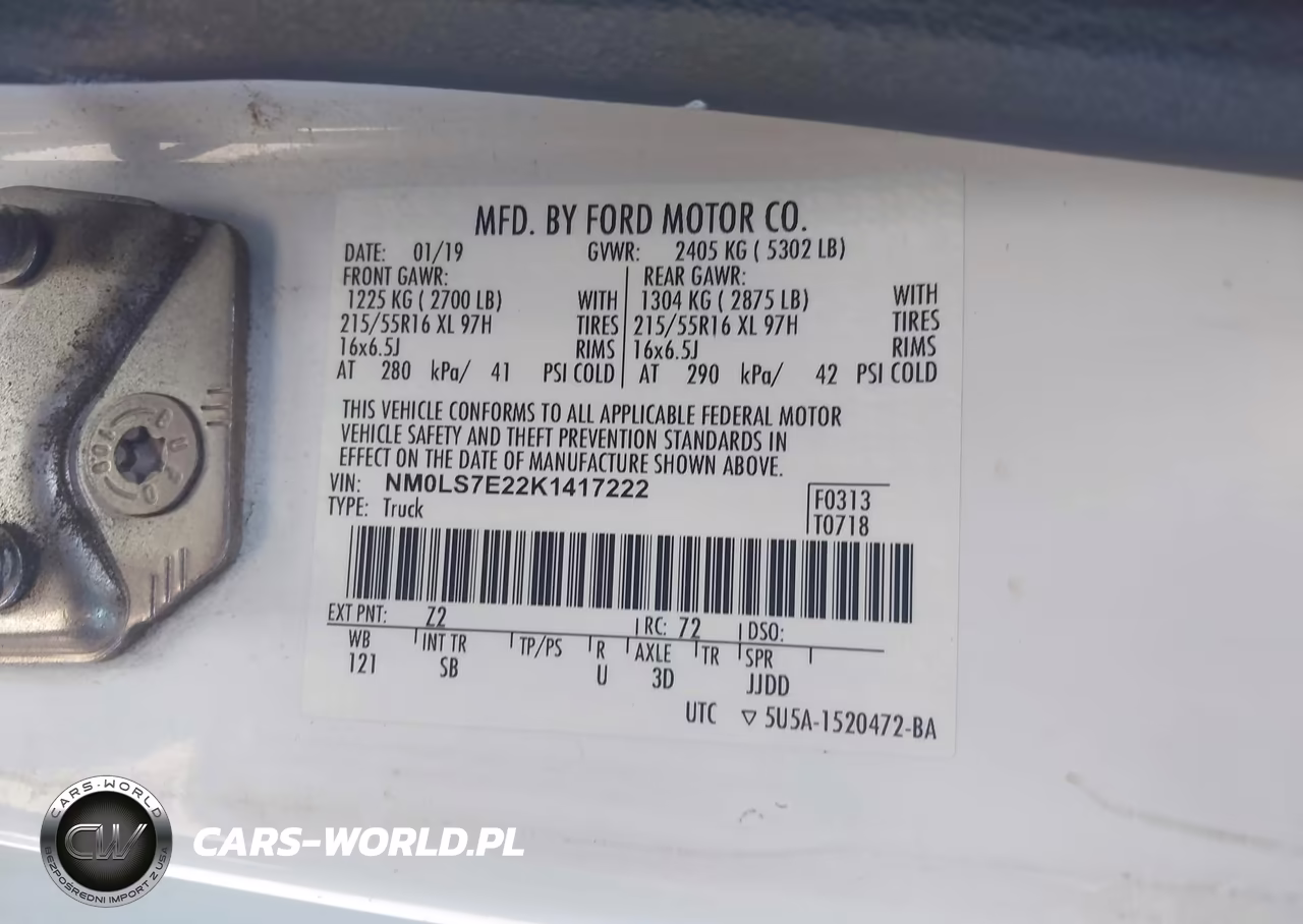2019 Ford Transit Connect Xl VIN:NM0LS7E22K1417222 - 9