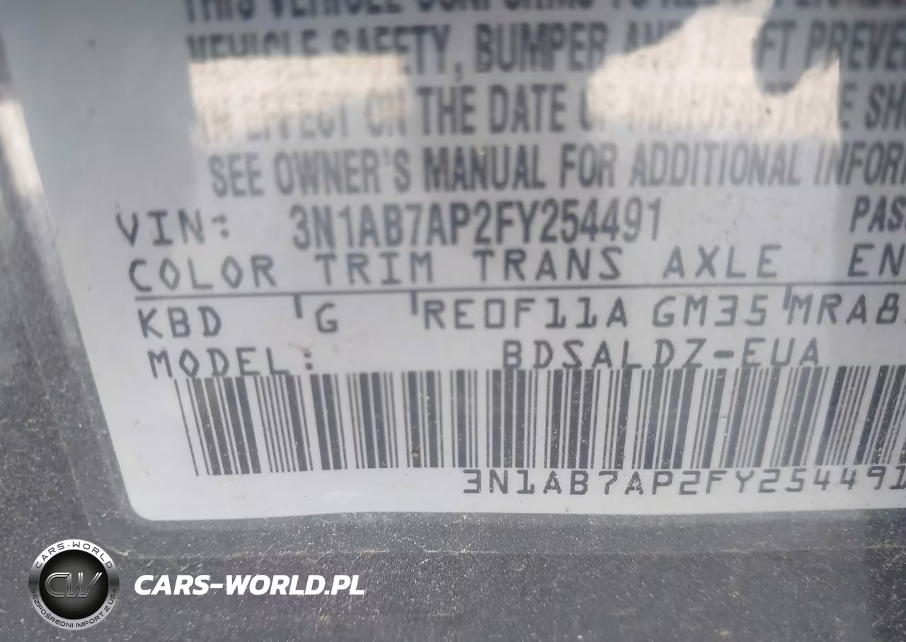 2015 Nissan Sentra Sv VIN:3N1AB7AP2FY254491 - 9