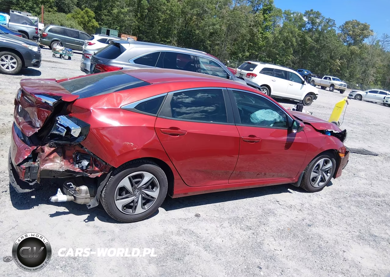 2019 Honda Civic Lx VIN:19XFC2F61KE005744 - 14
