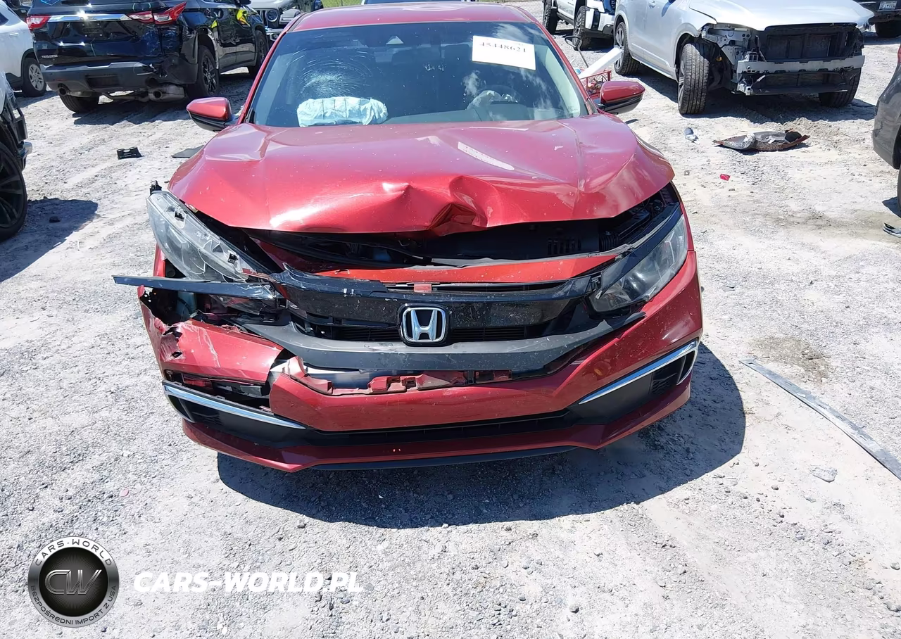 2019 Honda Civic Lx VIN:19XFC2F61KE005744 - 6