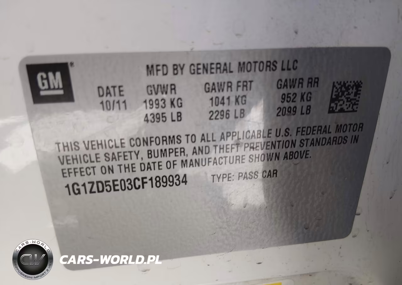 2012 Chevrolet Malibu 2Lt VIN:1G1ZD5E03CF189934 - 9