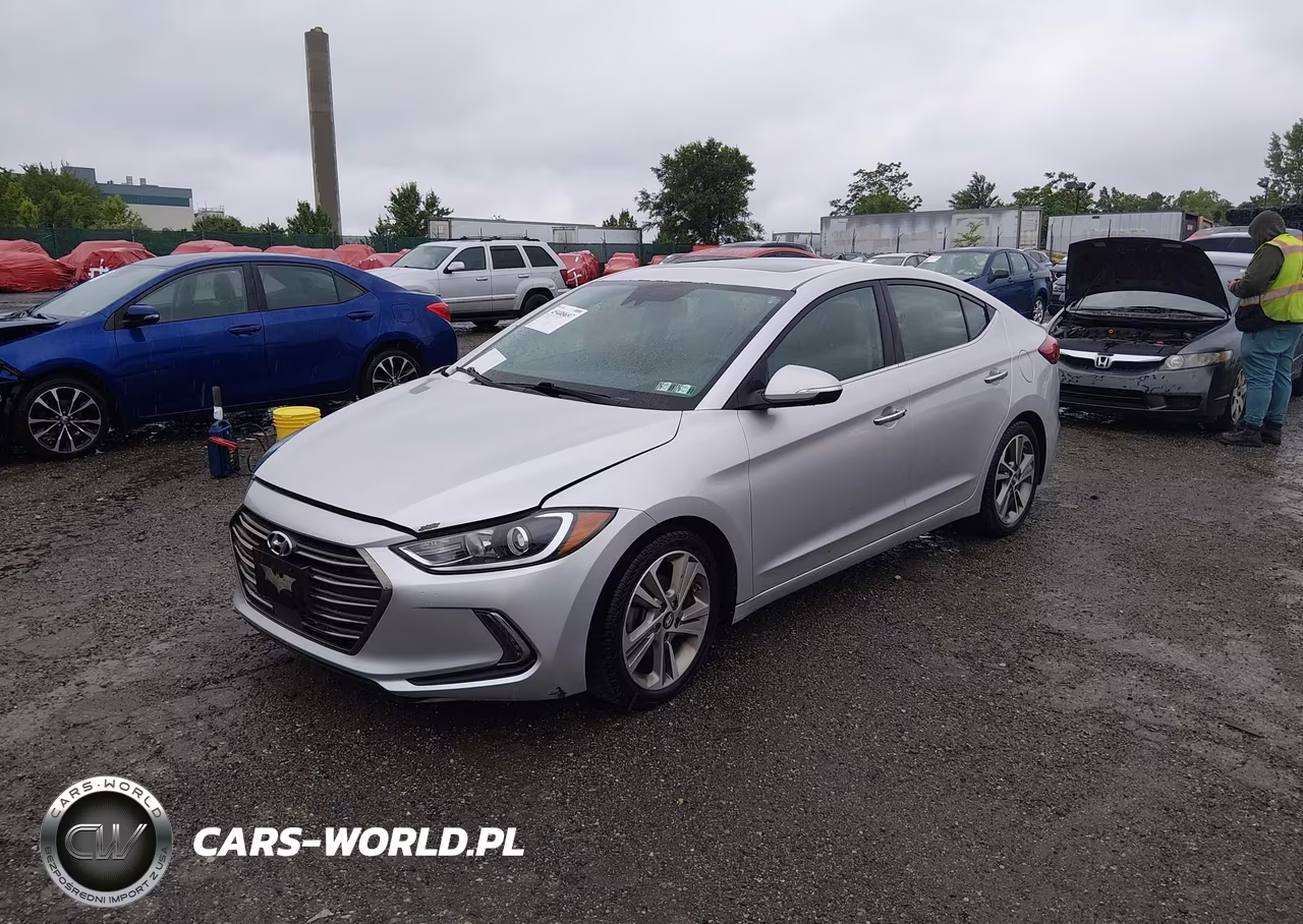 2017 Hyundai Elantra Limited VIN:5NPD84LF8HH041413 - 2