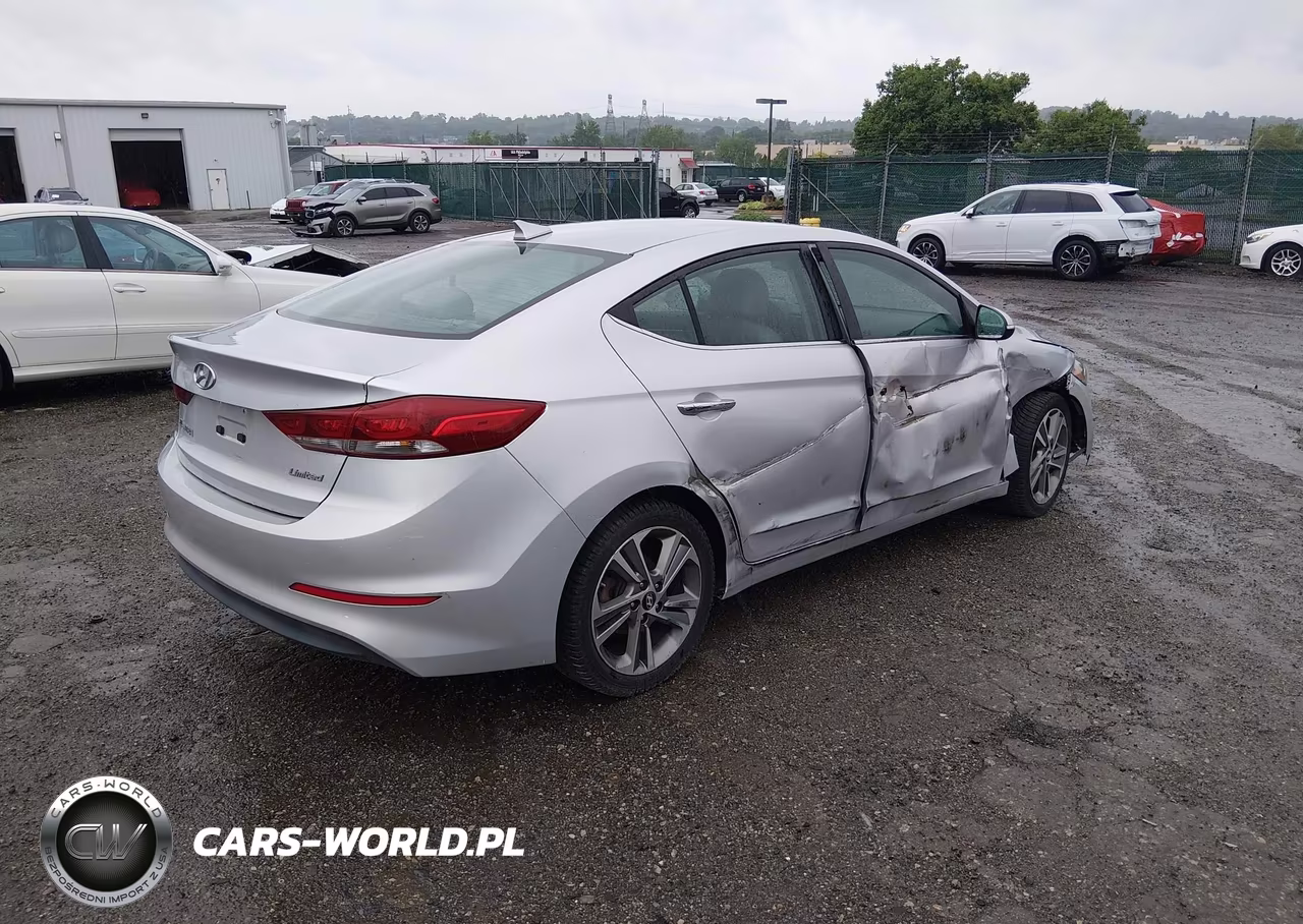 2017 Hyundai Elantra Limited VIN:5NPD84LF8HH041413 - 4