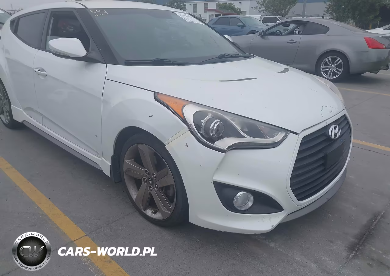 2014 Hyundai Veloster Turbo W-Black VIN:KMHTC6AE9EU183198 - 6