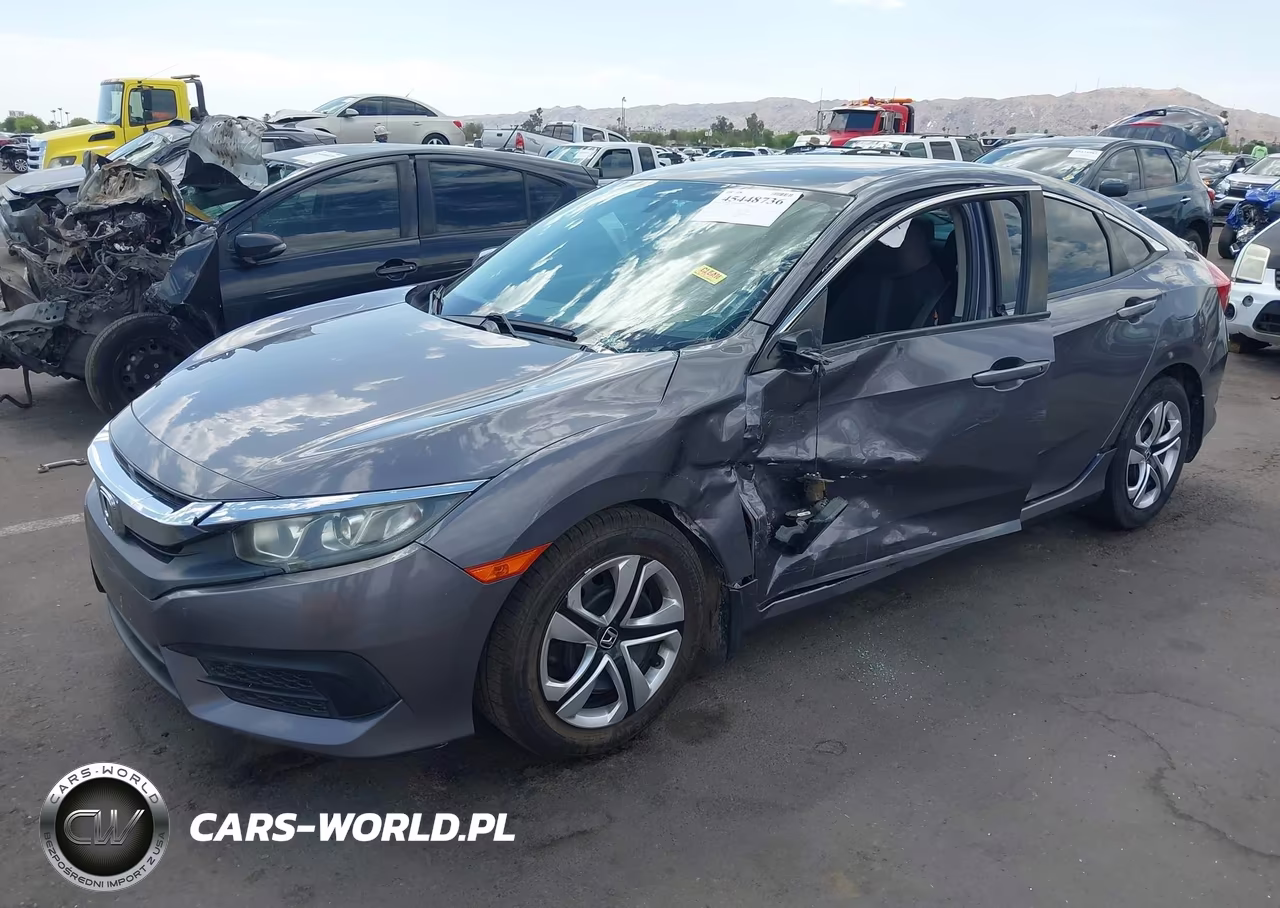 2016 Honda Civic Lx VIN:19XFC2F58GE077619 - 2