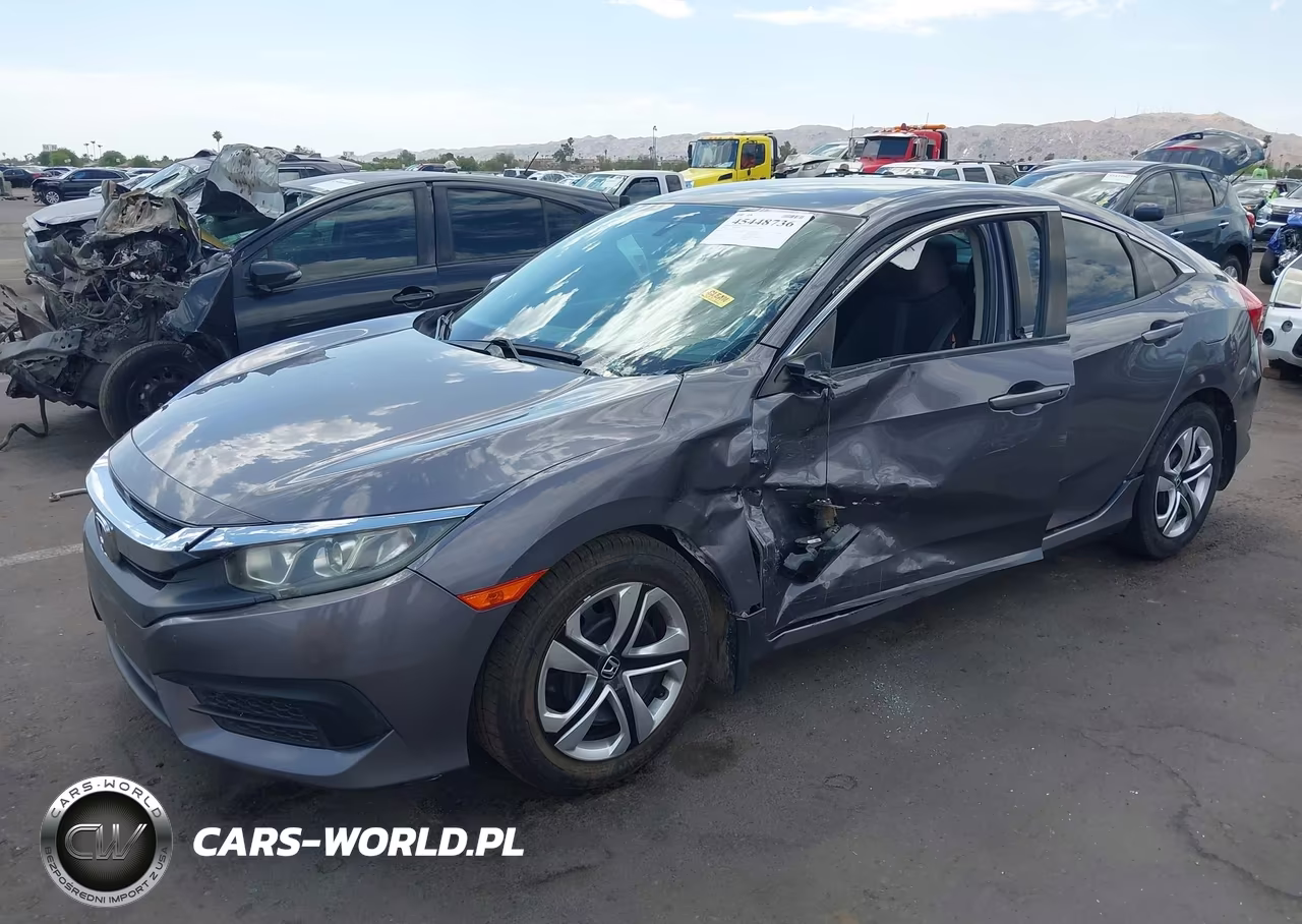 2016 Honda Civic Lx VIN:19XFC2F58GE077619 - 6