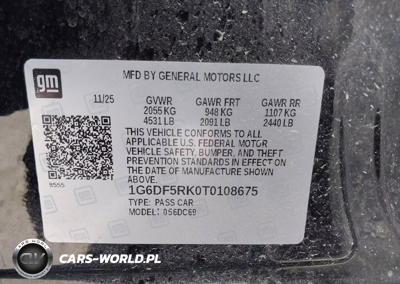 2026 Cadillac Ct4 Premium Luxury Rwd VIN:1G6DF5RK0T0108675 - 9