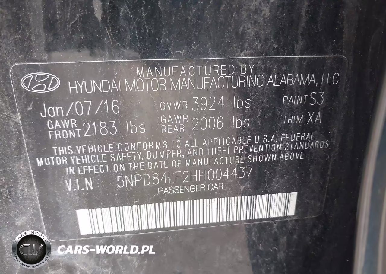 2017 Hyundai Elantra Se VIN:5NPD84LF2HH004437 - 9