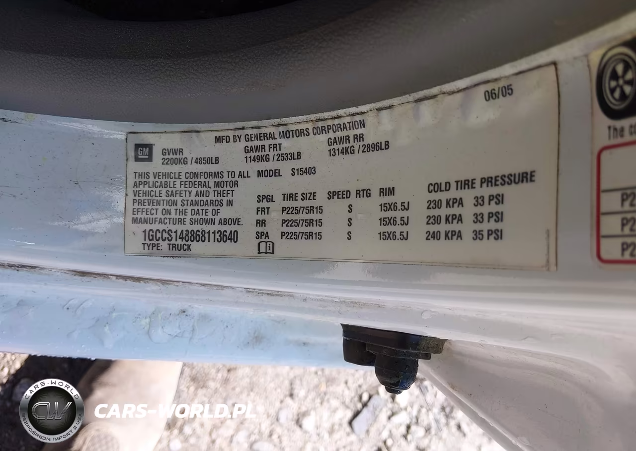 2006 Chevrolet Colorado Ls VIN:1GCCS148868113640 - 9