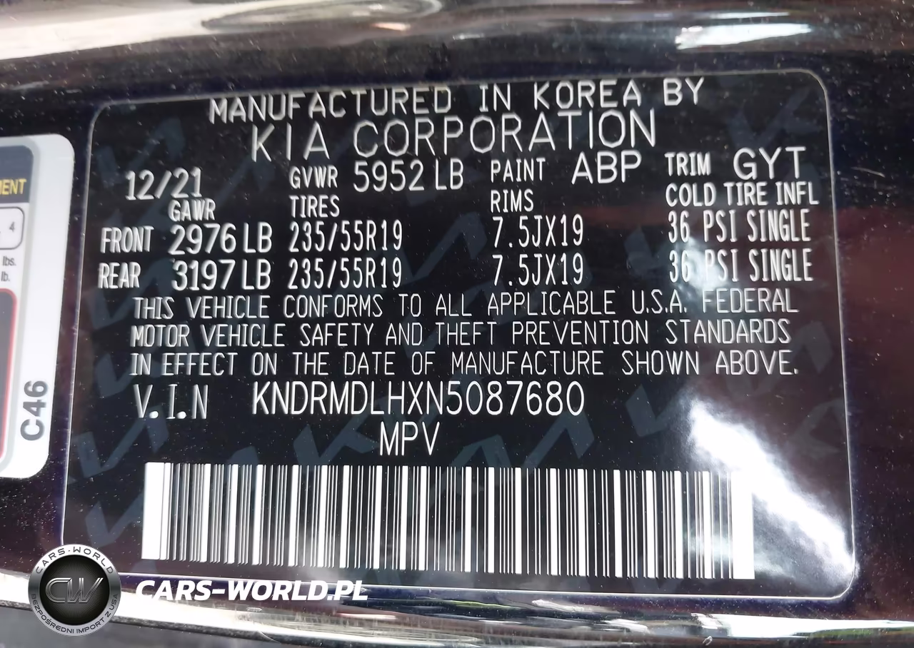 2022 Kia Sorento Plug-In Hybrid Sx Prestige VIN:KNDRMDLHXN5087680 - 9