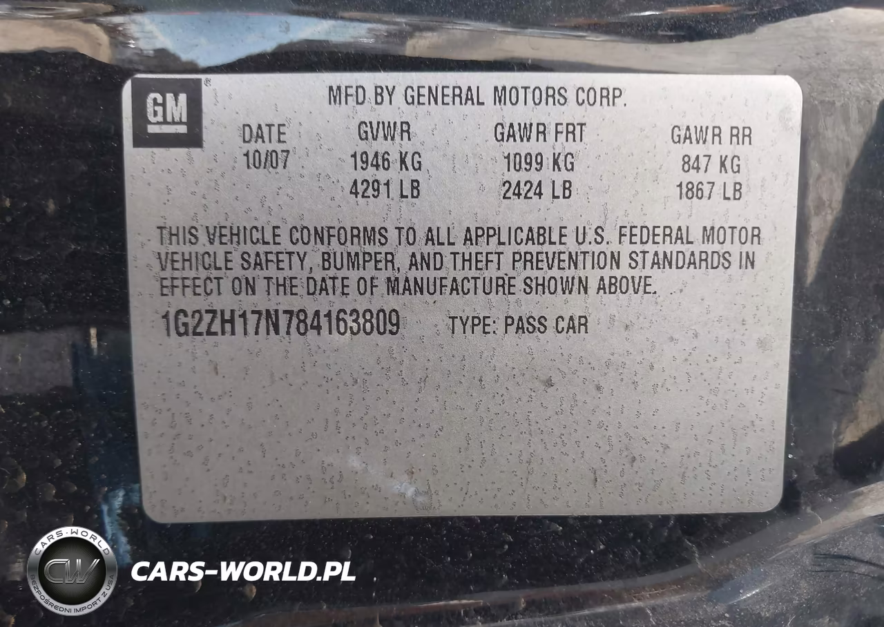 2008 Pontiac G6 Gt VIN:1G2ZH17N784163809 - 9