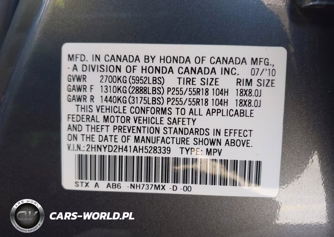 2010 Acura Mdx Technology Package VIN:2HNYD2H41AH528339 - 9