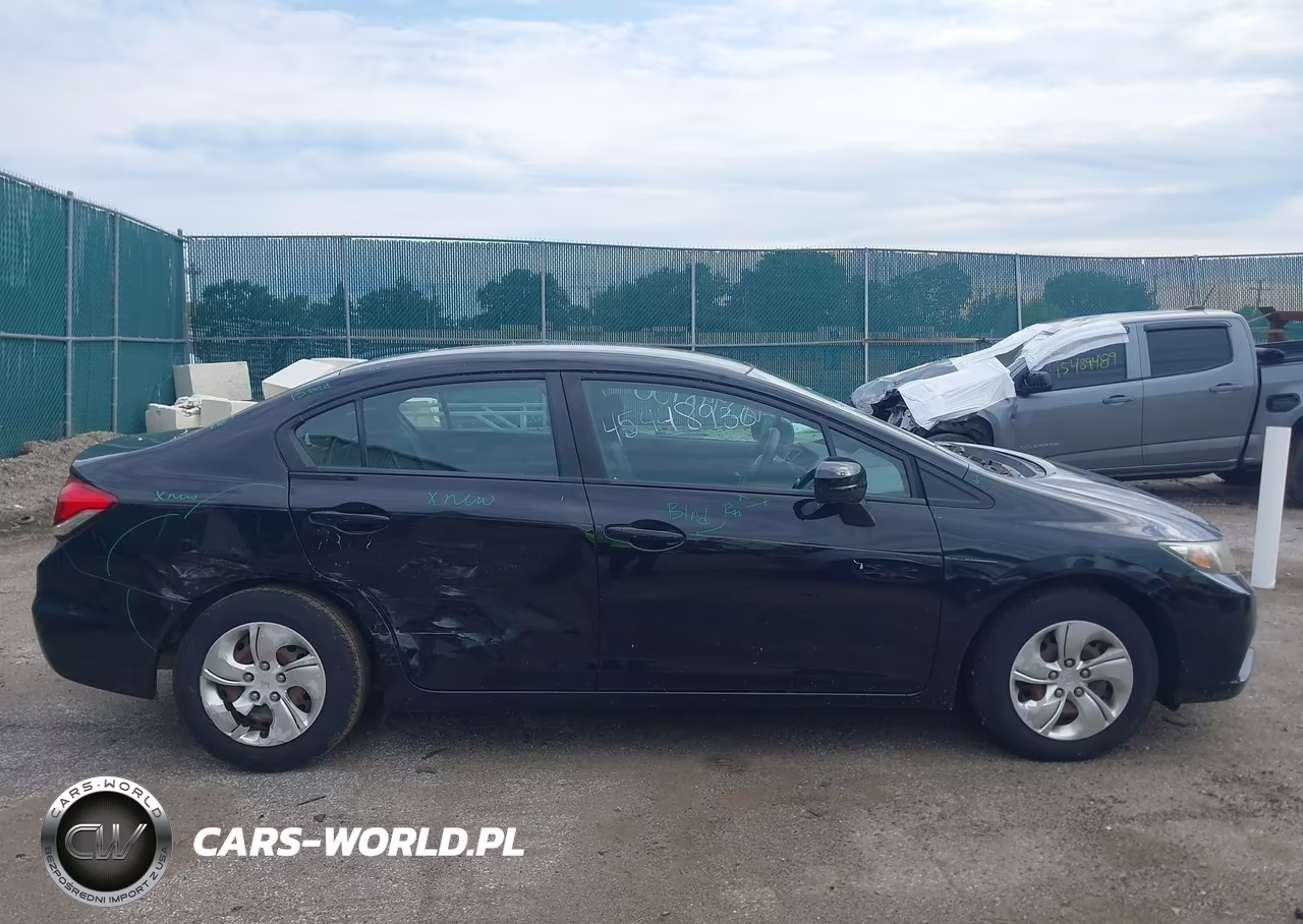 2014 Honda Civic Lx VIN:19XFB2F59EE036724 - 13