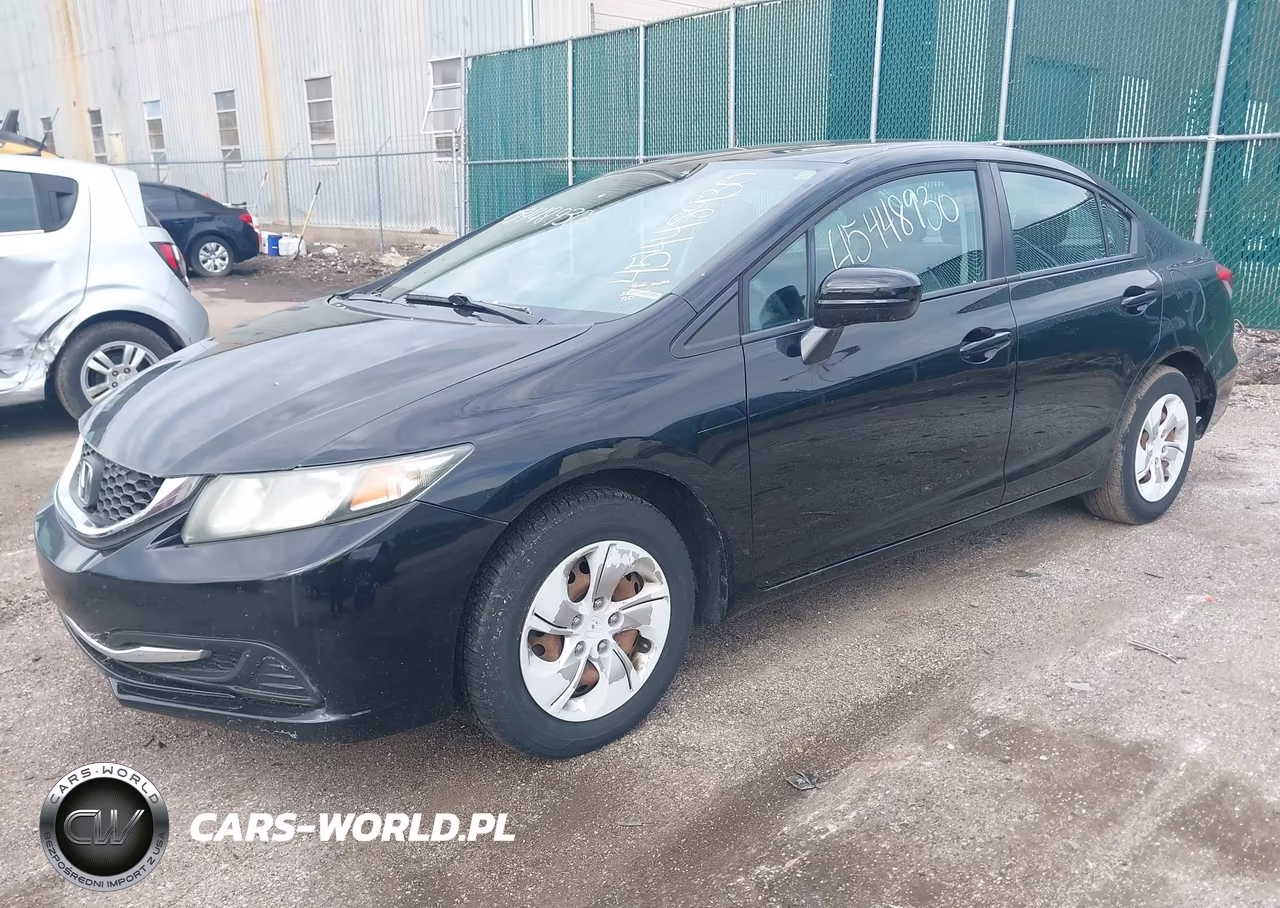 2014 Honda Civic Lx VIN:19XFB2F59EE036724 - 2