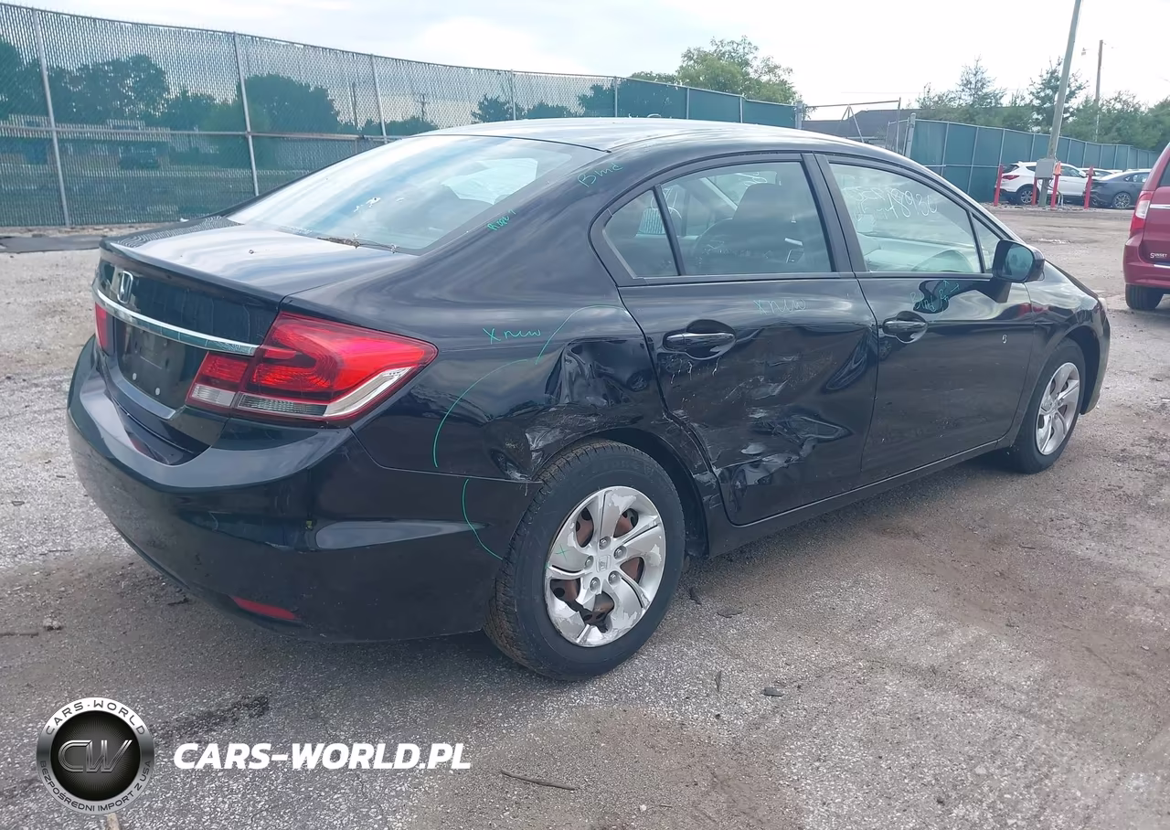 2014 Honda Civic Lx VIN:19XFB2F59EE036724 - 4