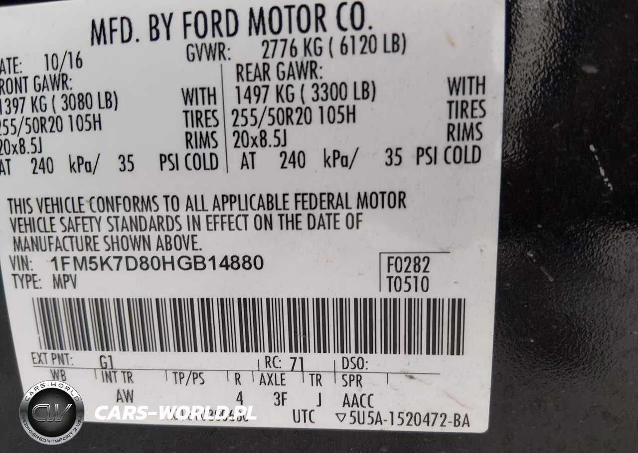 2017 Ford Explorer Xlt VIN:1FM5K7D80HGB14880 - 9