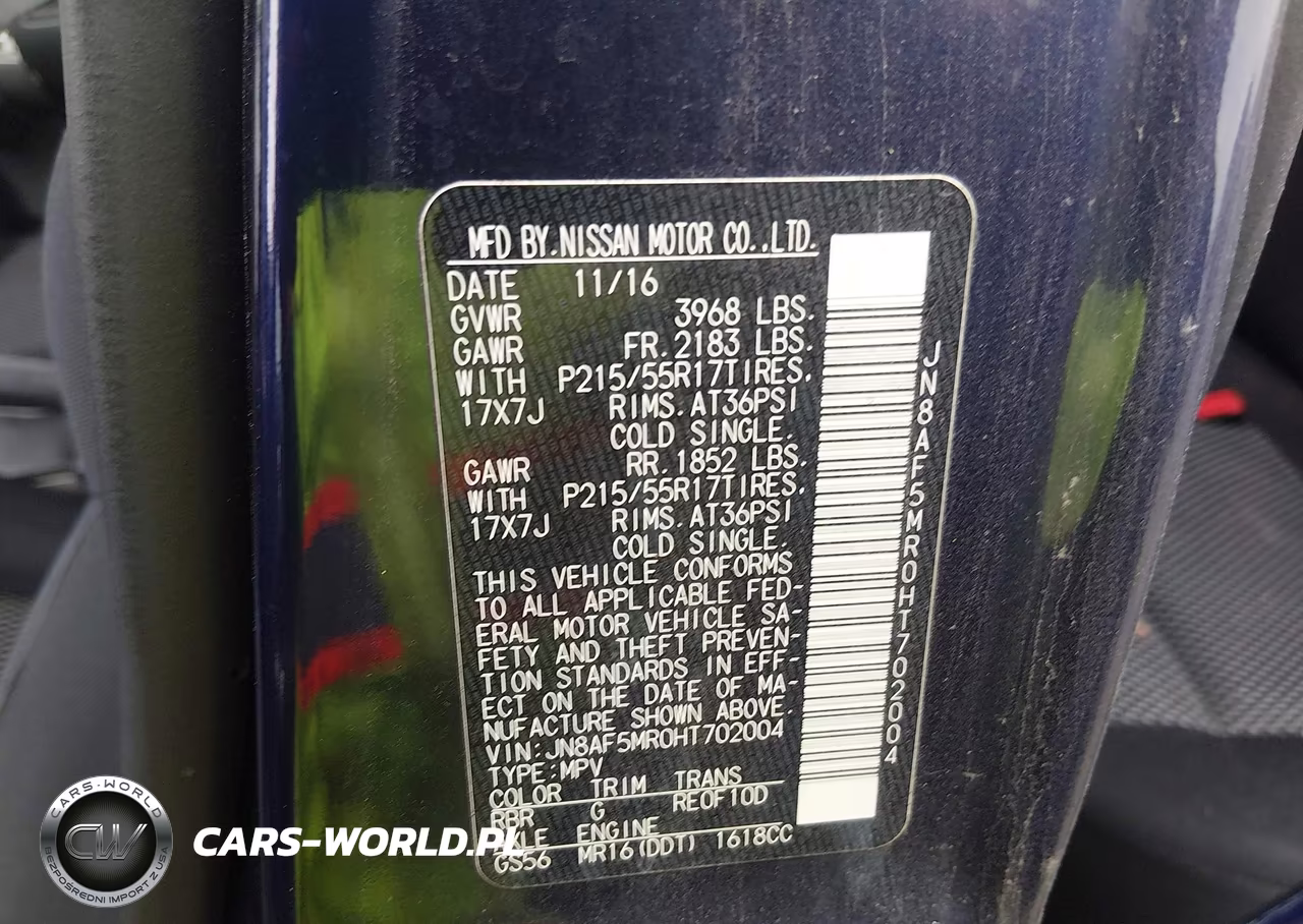 2017 Nissan Juke S VIN:JN8AF5MR0HT702004 - 9