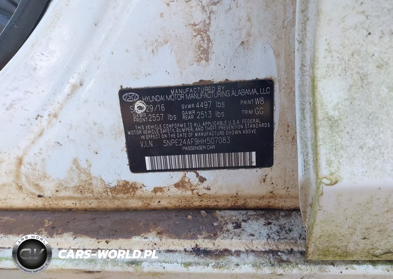 2017 Hyundai Sonata Se VIN:5NPE24AF9HH507083 - 9
