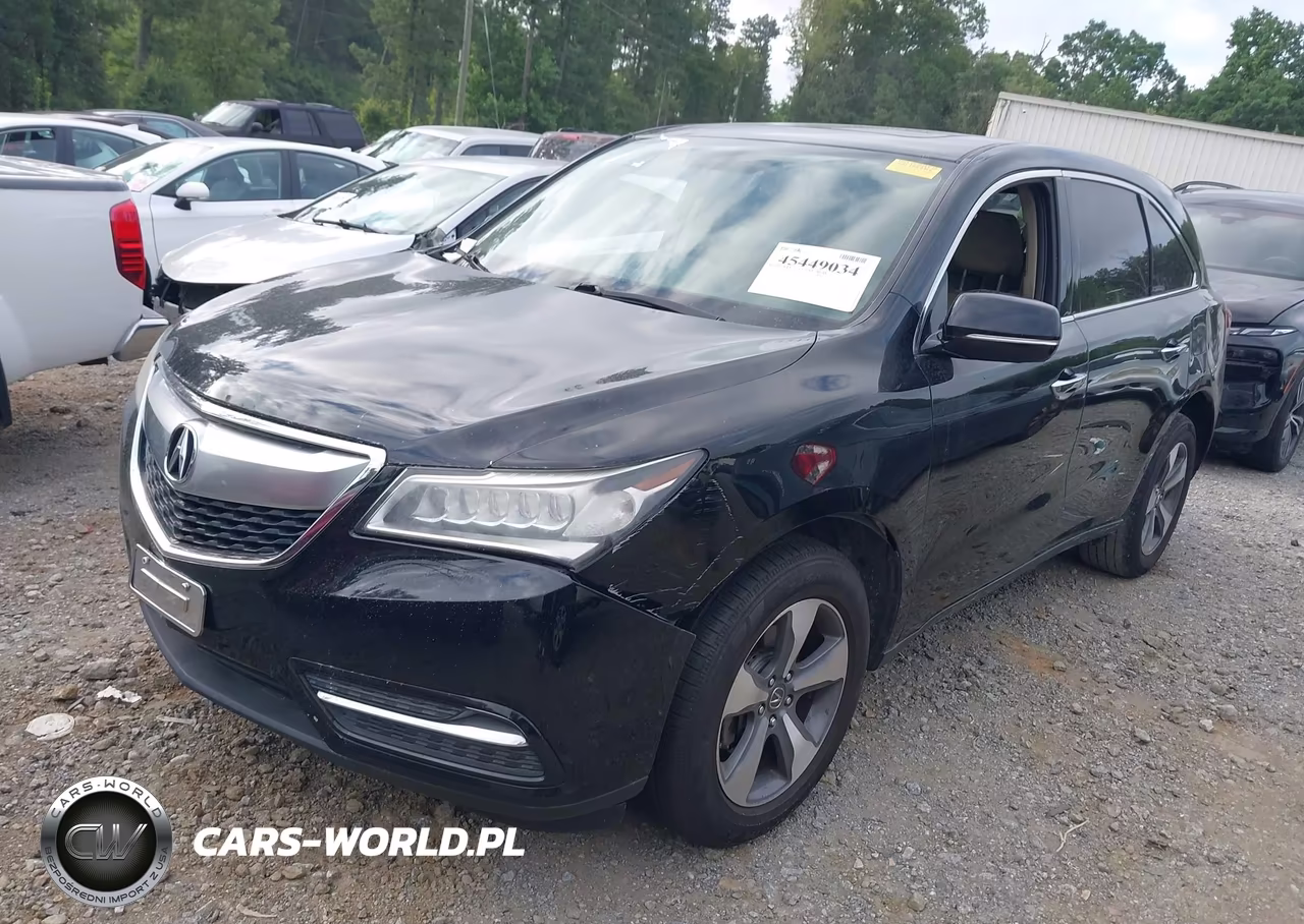 2016 Acura Mdx Acurawatch Plus Package VIN:5FRYD3H2XGB017977 - 2