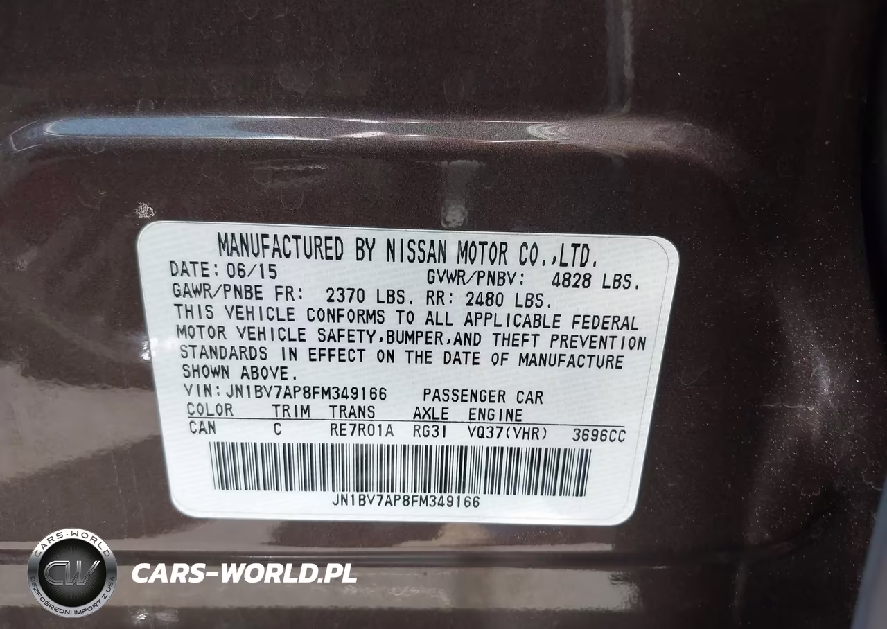 2015 Infiniti Q50 Premium VIN:JN1BV7AP8FM349166 - 9