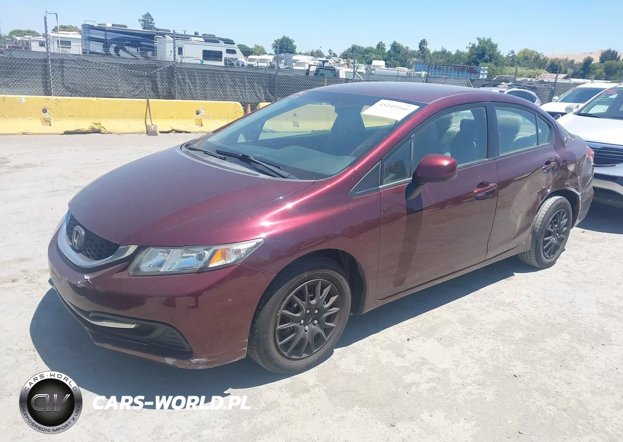 2013 Honda Civic Lx VIN:19XFB2F56DE290776 - 2