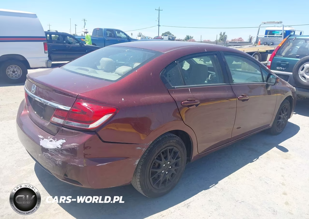 2013 Honda Civic Lx VIN:19XFB2F56DE290776 - 4