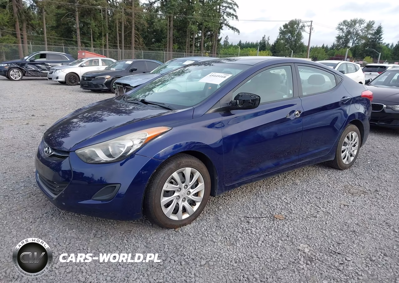 2011 Hyundai Elantra Gls VIN:5NPDH4AEXBH036988 - 2