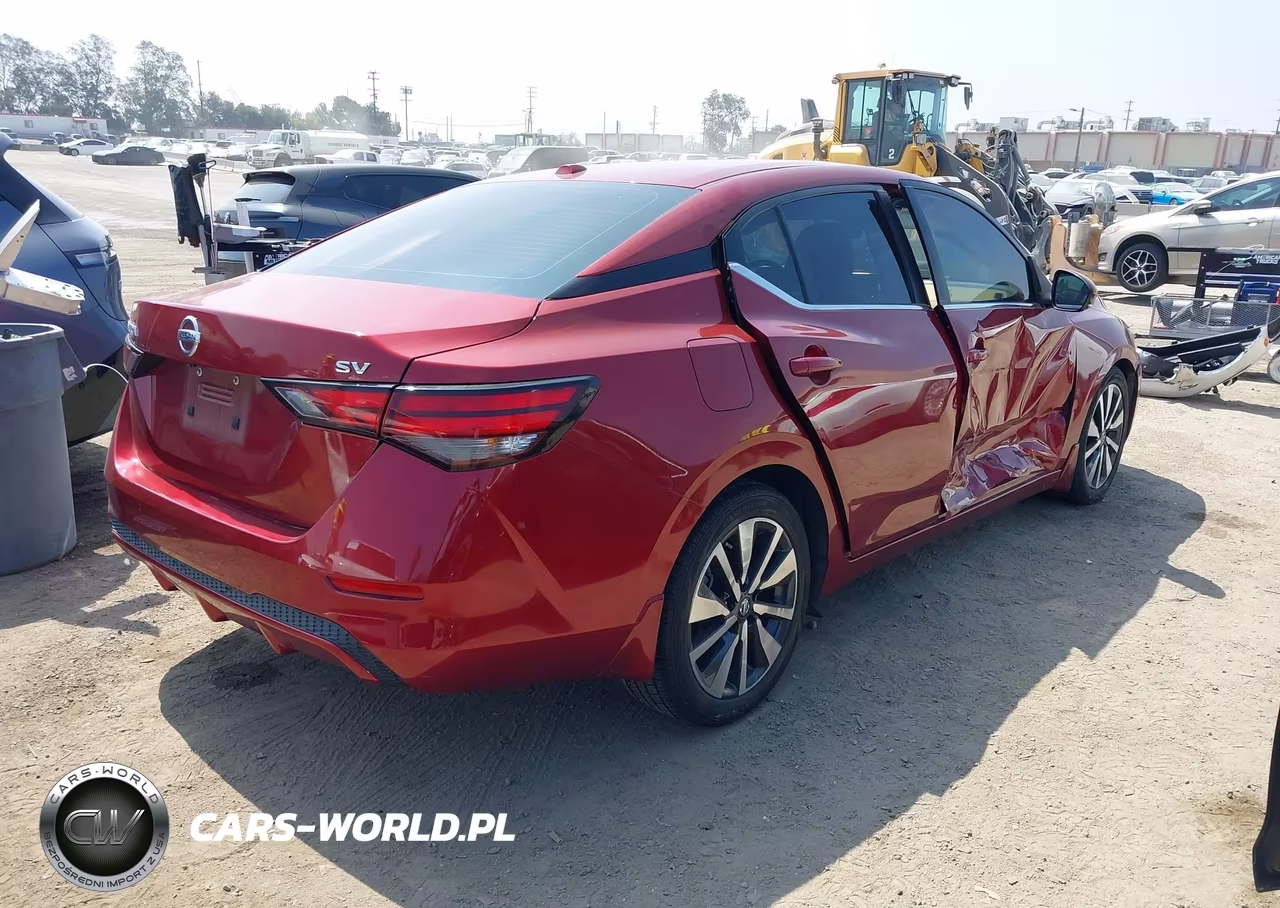 2020 Nissan Sentra Sv Xtronic Cvt VIN:3N1AB8CV8LY230547 - 4