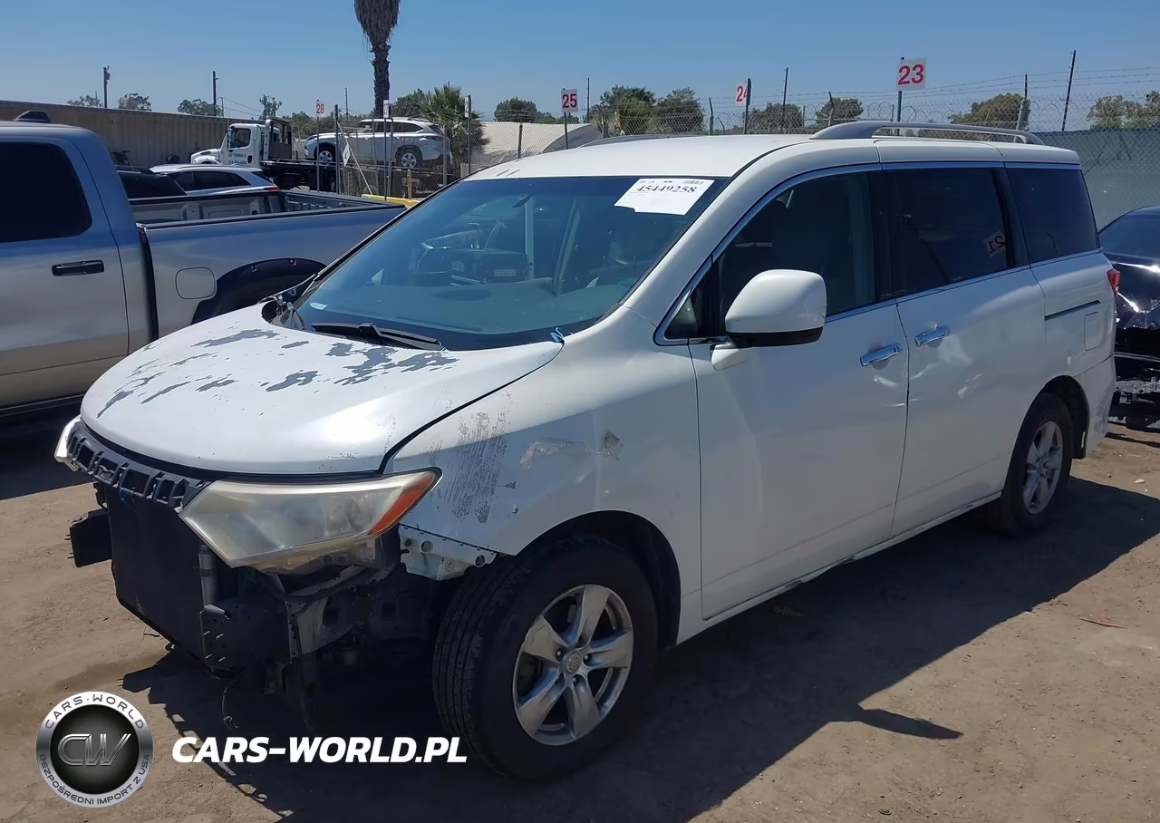 2012 Nissan Quest Sv VIN:JN8AE2KP9C9050279 - 2