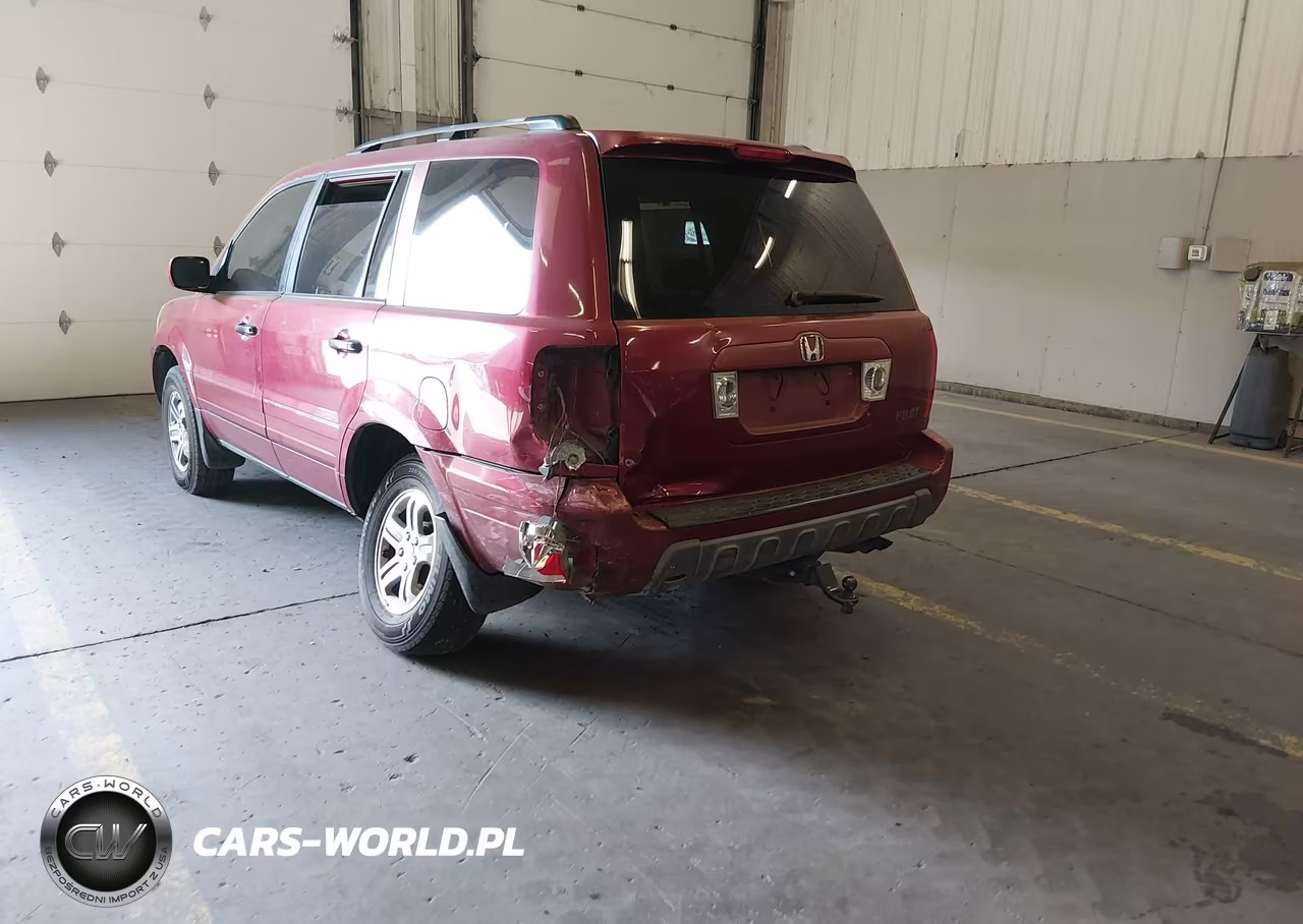 2005 Honda Pilot Ex-L VIN:5FNYF18505B065933 - 3