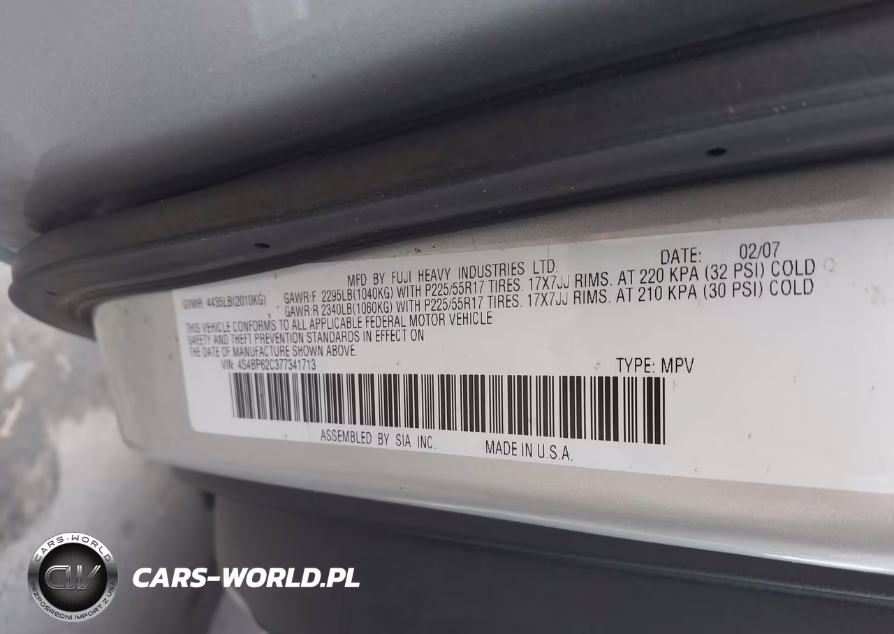 2007 Subaru Legacy 2.5I Limited-2.5I Limited L.l. Bean Edition VIN:4S4BP62C377341713 - 9