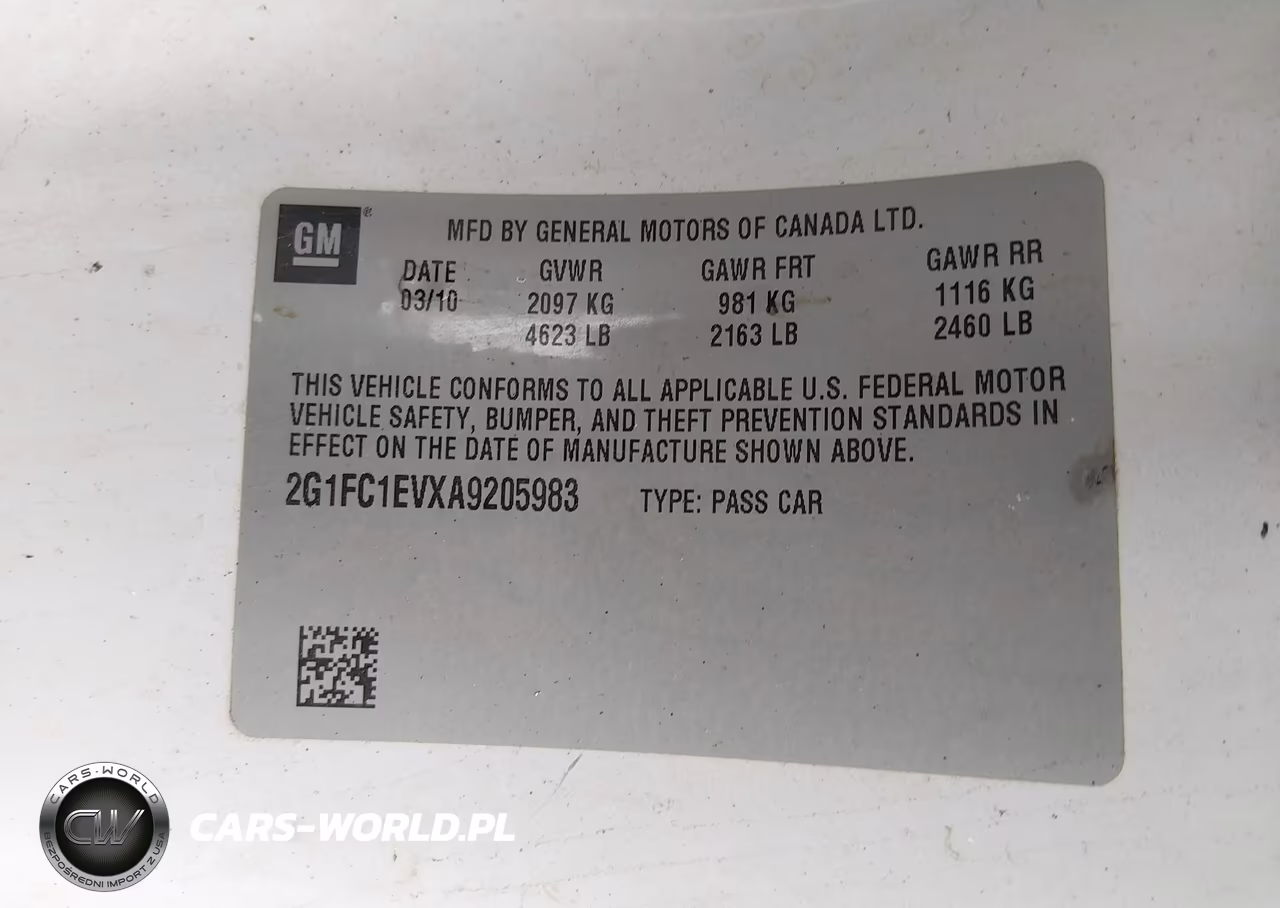 2010 Chevrolet Camaro 2Lt VIN:2G1FC1EVXA9205983 - 9