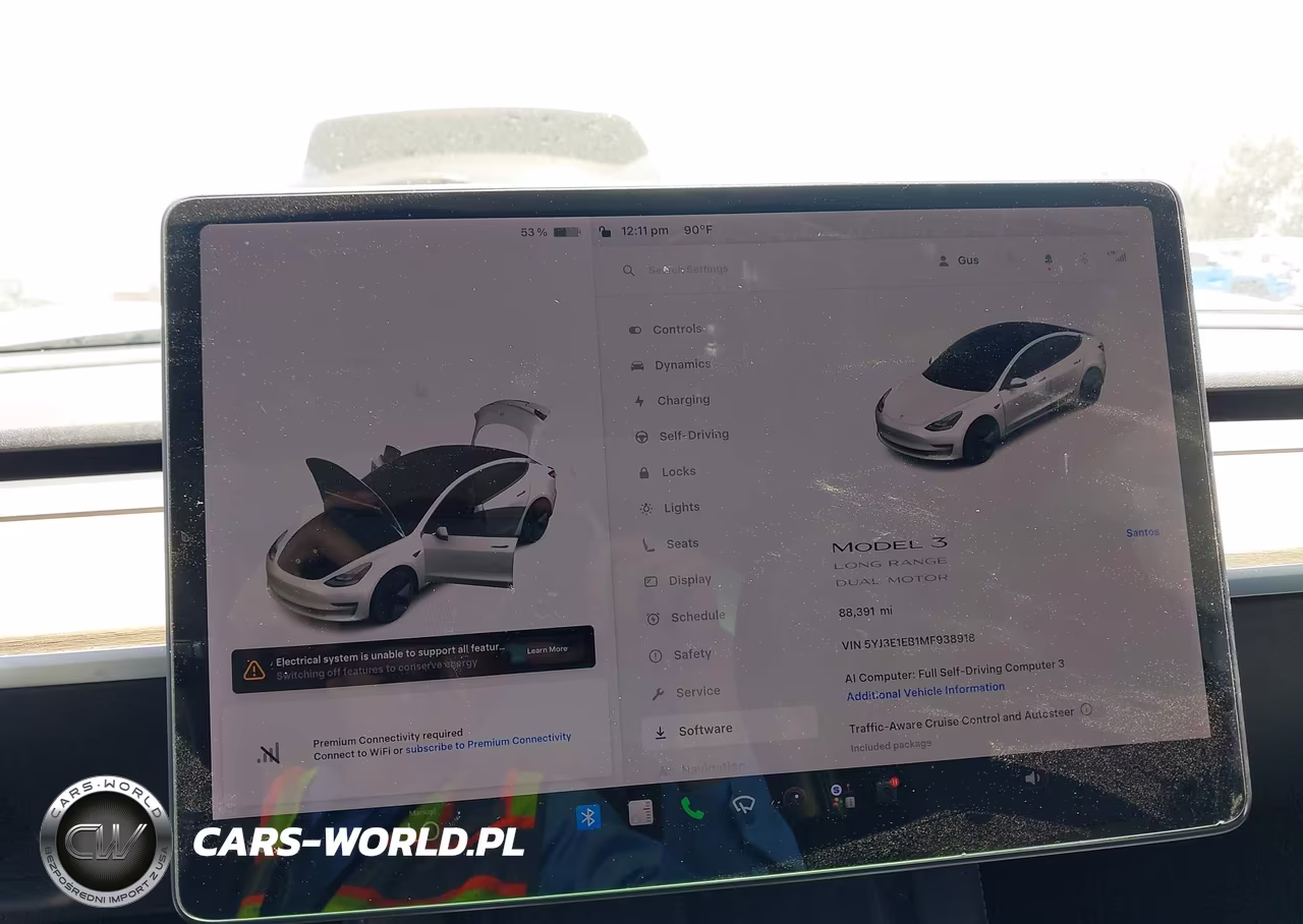 2021 Tesla Model 3 Long Range VIN:5YJ3E1EB1MF938918 - 7