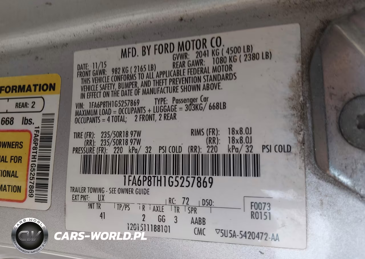 2016 Ford Mustang Ecoboost VIN:1FA6P8TH1G5257869 - 9