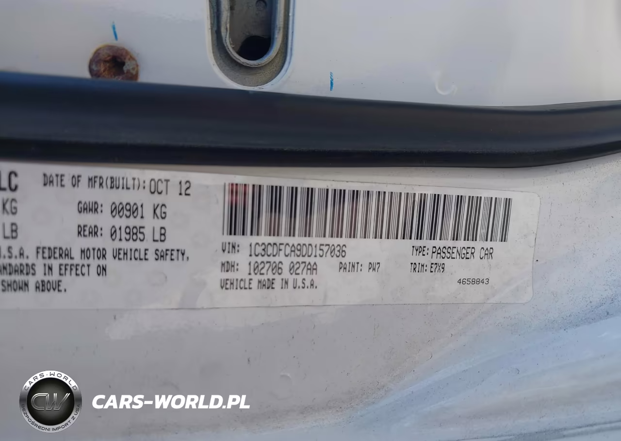 2013 Dodge Dart Limited VIN:1C3CDFCA9DD157036 - 9