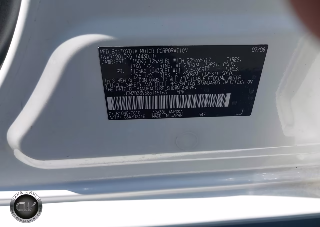 2008 Toyota Rav4 VIN:JTMZD33V585115163 - 9