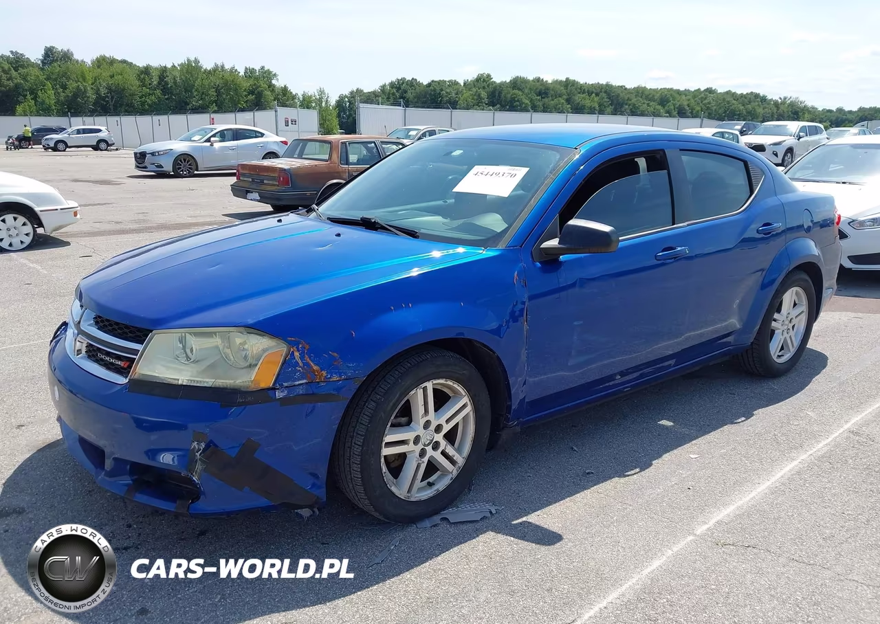 2013 Dodge Avenger Se VIN:1C3CDZAB3DN710349 - 2